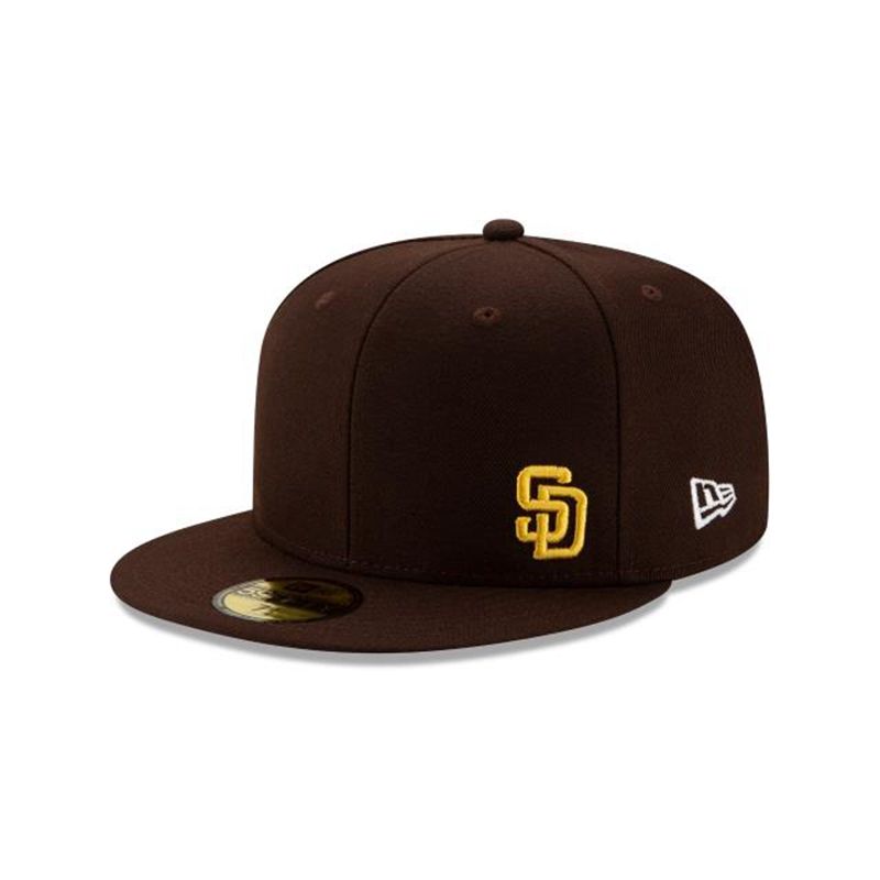 MLB San Diego Padres Flawless 59Fifty Fitted (BTO4698) - Brown New Era Caps